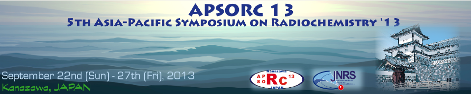 APSOC13 -5th Asia-Pacific Symposium on Radiochemistry'13-